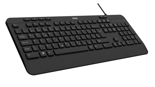 MS žična tastatura Desk KC-110, USB, HR layout, crna
