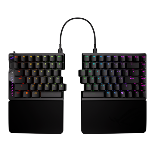 ASUS gaming tastatura ROG Falcata 75, magnetska, bežična, RGB, crna