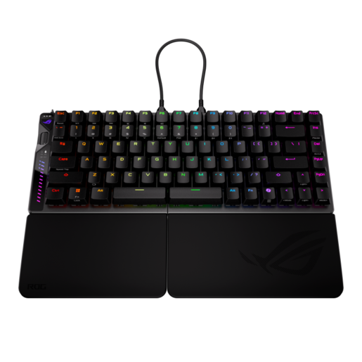 ASUS gaming tastatura ROG Falcata 75, magnetska, bežična, RGB, crna