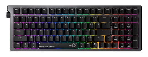 ASUS gaming tastatura ROG Strix Morph 96 Wireless, mehanička, RGB, crna