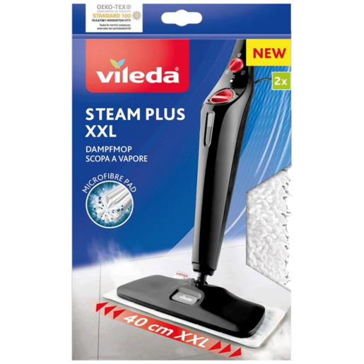 VILEDA Zamjenske navlake za parni čistač Steam Plus XXL 3.0, 2 komada