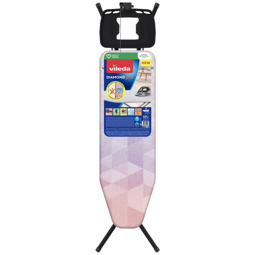 VILEDA Diamond Plus daska za peglanje, 124 × 38 cm