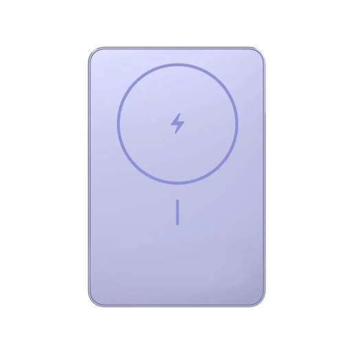 Xiaomi Powerbank, SuperSlim, PB 5000 mAh, ljubičasta, USB-C x1, bežično punjenje