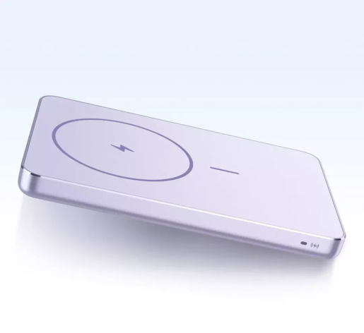 Xiaomi Powerbank, SuperSlim, PB 5000 mAh, ljubičasta, USB-C x1, bežično punjenje