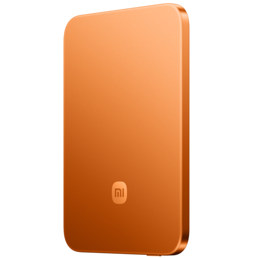 Xiaomi Powerbank UltraThin PB 5000 mAh, USB-C x1, bežično punjenje, orange