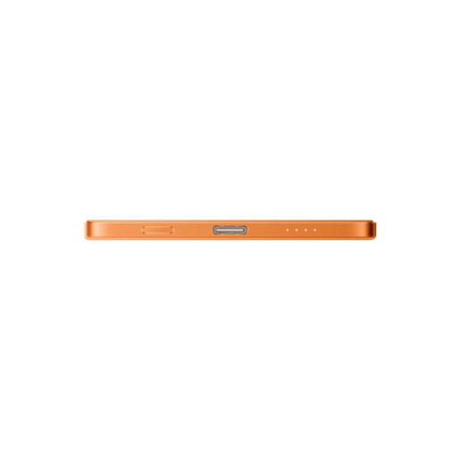 Xiaomi Powerbank UltraThin PB 5000 mAh, USB-C x1, bežično punjenje, orange