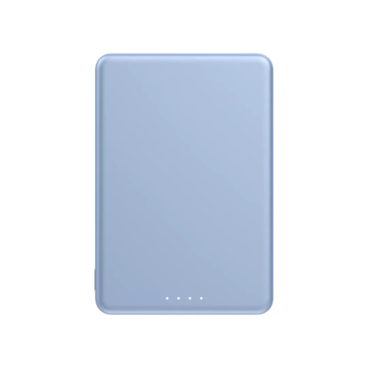 Xiaomi Powerbank, SuperSlim, PB 5000 mAh, plavi, USB-C x1, bežično punjenje