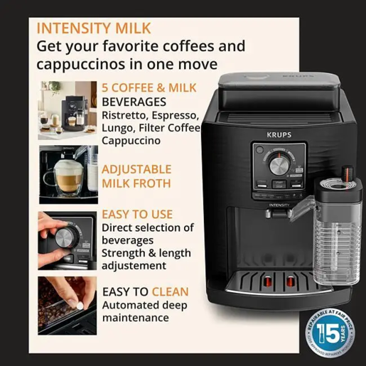 KRUPS aparat za espresso kafu EA5028E0 Intensity Milk, automatski