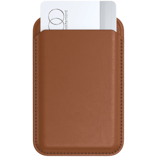 Satechi Vegan-Leather Magnetic Wallet Stand magnetni novčanik i stalak, smeđi
