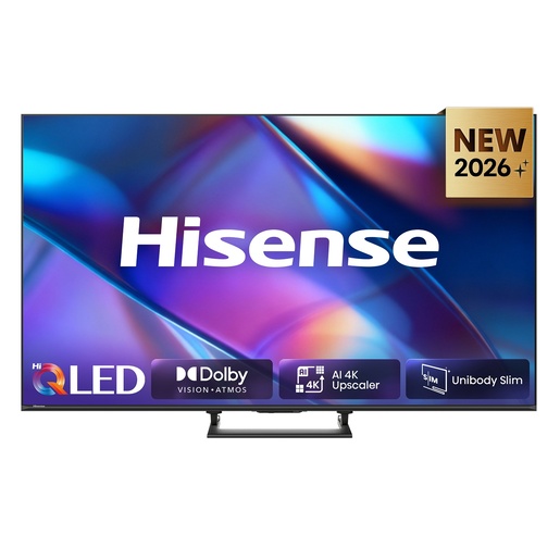 HISENSE Hi-QLED televizor 65A7S, 4K Ultra HD, Smart TV, VIDAA Smart OS, Dolby Vision IQ, HDR10, Dolby Atmos, AirPlay 2, AI Scenario, Crni