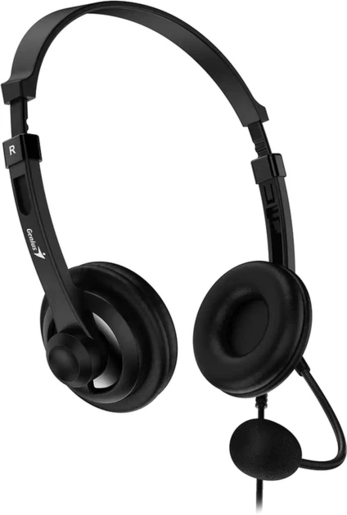 Genius HS-230U USB-C slušalice s mikrofonom, crne