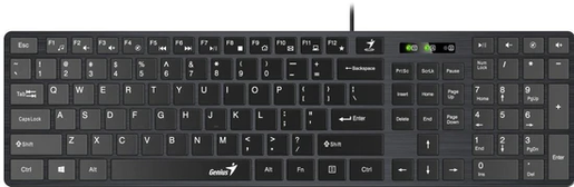Genius SlimStar C126 žični miš i tastatura, crni