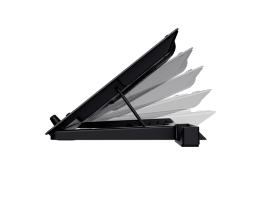 Trust GXT 1125 Quno gaming postolje za laptop, 5 ventilatora, LED