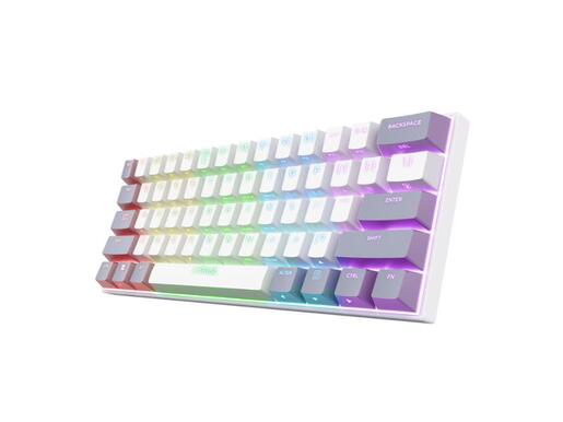Trust GXT 873 Acira gaming tastatura, mehanička, bežična, bijela