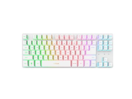 Trust GXT 831W Thado TKL gaming tastatura, bežična, bijela