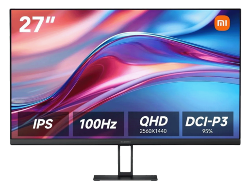 Xiaomi monitor A27Qi, 27, QHD, IPS, 250 cd/m2, DP, HDMI, 100Hz, 6ms