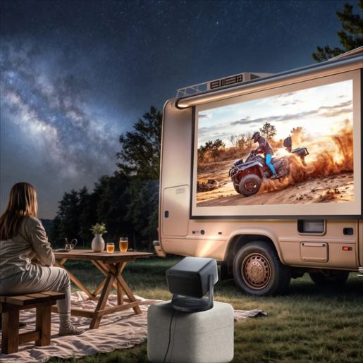 Hisense mini projektor C3, Smart, VIDAA U9, DTS Virtual X, Crni VIDAA U9