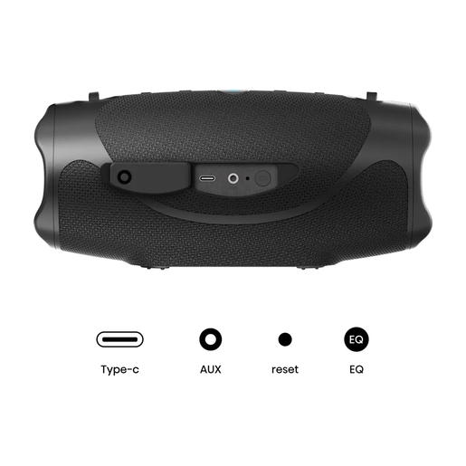 Hisense bluetooth zvučnik FlexBoom, 80 W, Bass, IP67, Crni