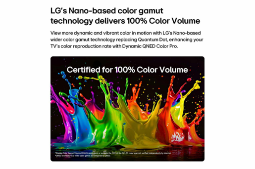 LG QNED MiniLED televizor 50QNED8MB6C, 4K Ultra HD, Smart TV, webOS 26,120 Hz izvorno (VRR 144 Hz), alpha 8 gen.3, , Magični daljinski, Crni