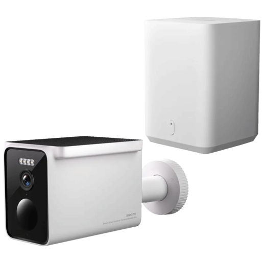 Xiaomi Outdoor Camera BW400 Pro Set, 2.5K, Wi-Fi, solarno napajanje, bijela
