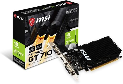MSI grafička kartica GeForce GT 710, 2GB DDR3, 64-bit
