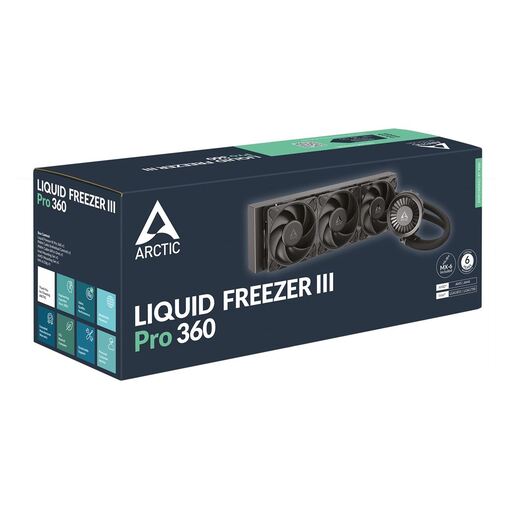 Arctic vodeno hlađenje Liquid Freezer III Pro 360, crno