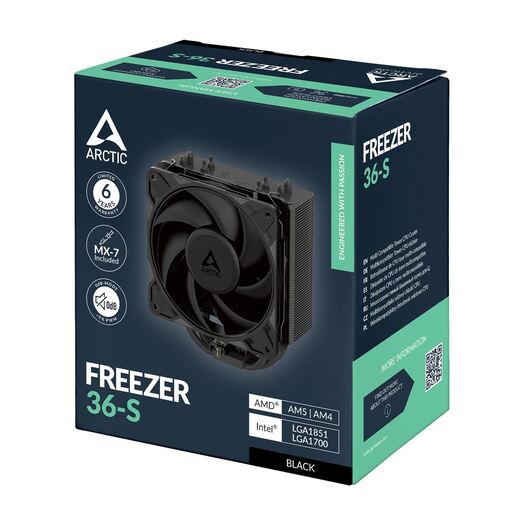 Arctic CPU hladnjak Freezer 36, 120mm, crni