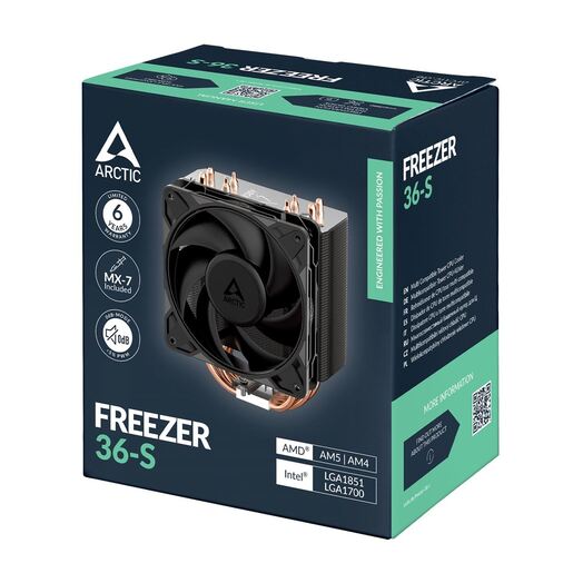 Arctic CPU hladnjak Freezer 36, 120mm, crni