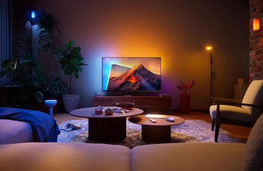 PHILIPS QLED televizor 55PQS8611/12, 4K Ultra HD, Smart TV, Titan OS, Ambilight, Pixel Precise Ultra HD, Dolby Atmos, Crni