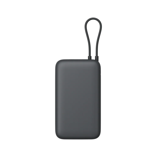 Xiaomi powerbank 20000 mAh integrisani kabl, siva
