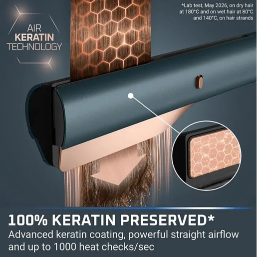 ROWENTA pegla za kosu SF9A20E0 Air KeraStraight 3u1