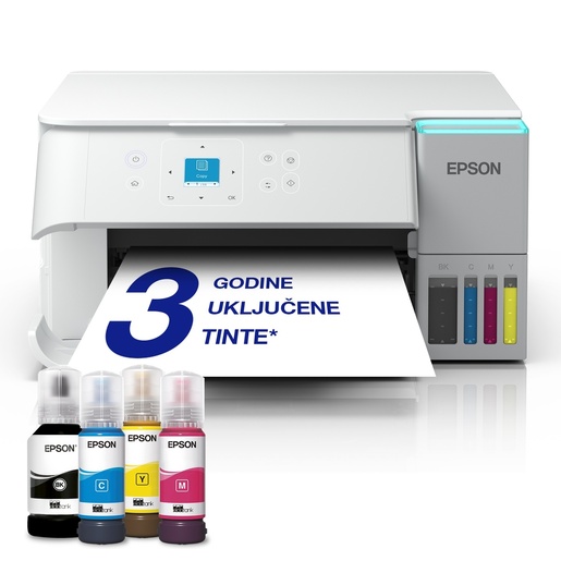 Epson EcoTank L4366 A4 multifunkcijski inkjet printer, Wi-Fi, duplex, bijeli