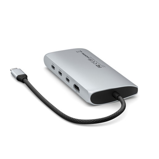 Satechi USB-C multiport adapter 8K s Ethernet V3 - srebrna