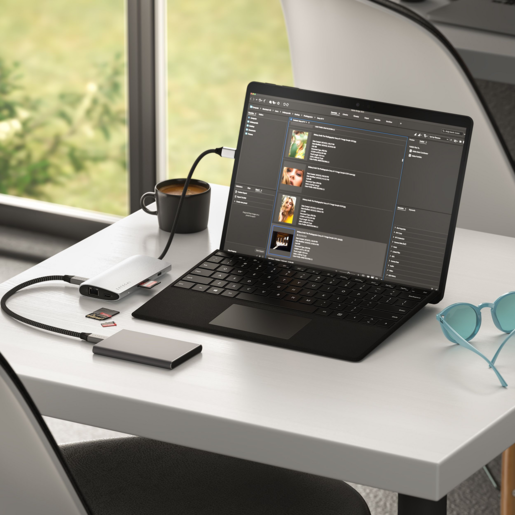 Satechi USB-C multiport adapter 8K s Ethernet V3 - srebrna