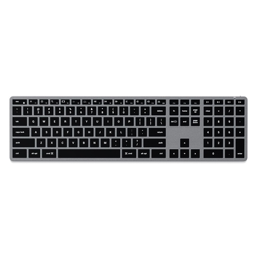 Satechi tanki X3 Bluetooth s pozadinskim osvjetljenjem bežični tastatura - HU - svemirsko siva