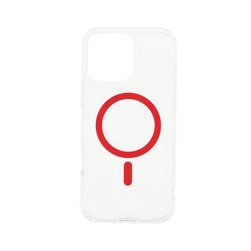 Dviced Magsafe iPhone 16 Pro Max prozirna futrola - crvena