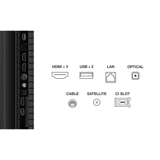 TCL QLED televizor 85T69C, 4K Ultra HD, Smart, Google TV, AiPQ procesor, Dolby Vision · Atmos, HDR10+, HVA panel