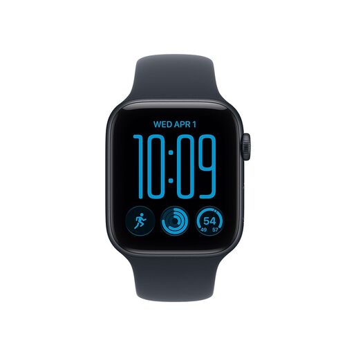Apple Watch SE3 v2 GPS 40mm Midnight Aluminium Case with Navy Blue Sport Band - S/M