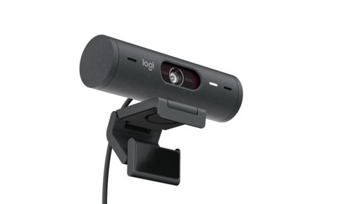 Logitech Brio 500 Full HD 1080p web-kamera w korekcija osvjetljenja, automatsko kadriranje, & Show Mode - grafitna