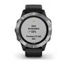 Garmin Fenix 6 Silver / crni remenom