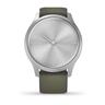GARMIN Vivomove Style pametni sat / srebreno kućište / zelena narukvica