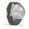 GARMIN Vivomove Style pametni sat / srebreno kućište / zelena narukvica
