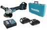 Makita akumulatorska kutna brusilica DGA504RFE3 (18 V, 125 MM, 3x3.0 Ah, Li-ion, kofer)