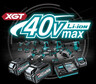 Makita akumulatorska kutna brusilica XGT GA005GZ (125mm, 40Vmax, Li-ion, bez aku) brushless motor - SAMO ALAT