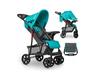 Lionelo dječija kolica EMMA PLUS Tirkiz + torba za mamu