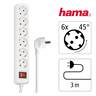 HAMA Produžni kabl 6 utičnica 3m