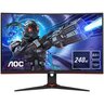 AOC monitor C32G2ZE Gaming zakrivljeni, FULL HD 1920x1080, 31,5 VA, 300 cd/m2, AMD FreeSync, HDMI, DP, Tilt, Crno-Crveni, 240Hz, 1ms