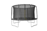 LEGONI trampolin AERO sa zaštitnom mrežom i ljestvama, 244cm -crni