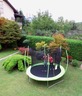 LEGONI trampolin SPACE sa zaštitnom mrežom, 305cm-zeleni