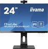 IIYAMA monitor ProLite XUB2490HSUC-B1, FULL HD 1920x1080, 23,8 IPS, 250 cd/m2, Webcam 1080P AF, Zvučnici, VGA, HDMI, DP, USB, HAS, Pivot, 60Hz, 4ms